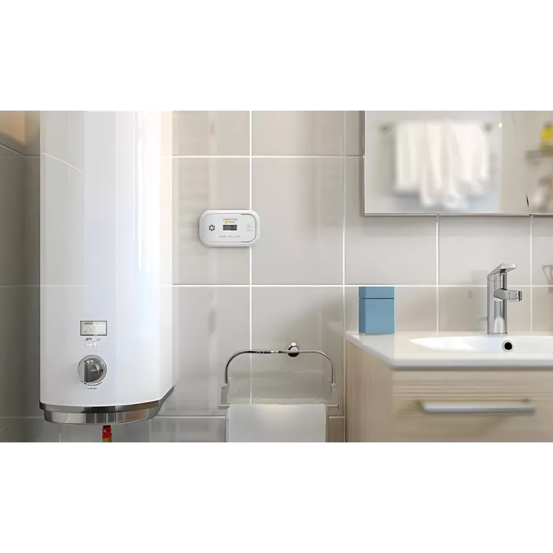 EL-HOME CD-17A2v2300/B Kohlenmonoxidmelder mit LCD-Anzeige und 9V-Notstromversorgung