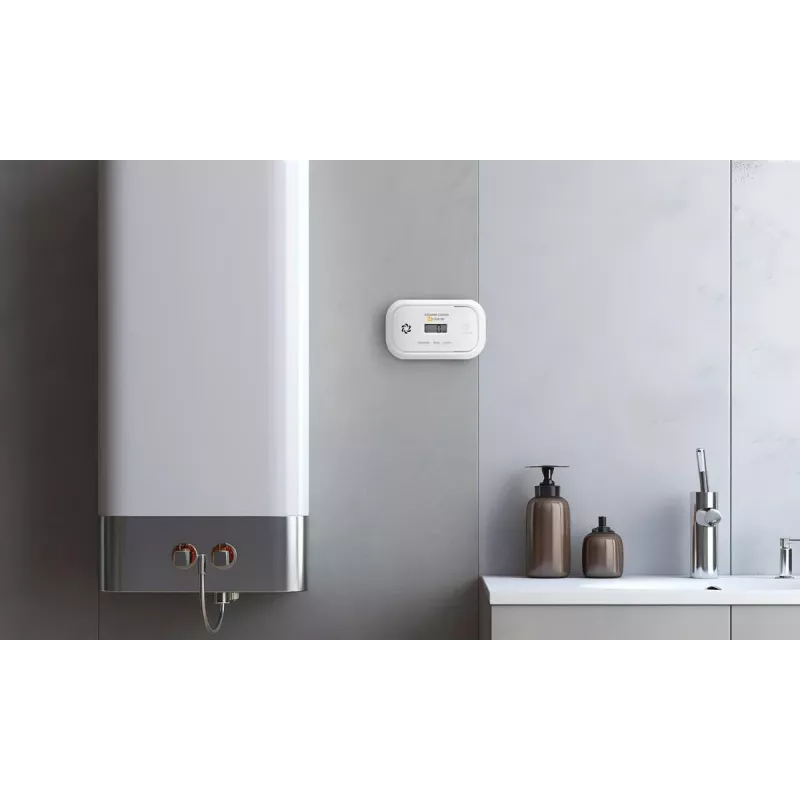 EL-HOME CD-17A2v2300/B Kohlenmonoxidmelder mit LCD-Anzeige und 9V-Notstromversorgung