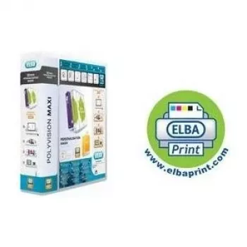 ELBA Maxivision A4 Präsentationsbuch 62 Hüllen Polypropylen Mehrfarbig mit Aufhängeöse 45253417