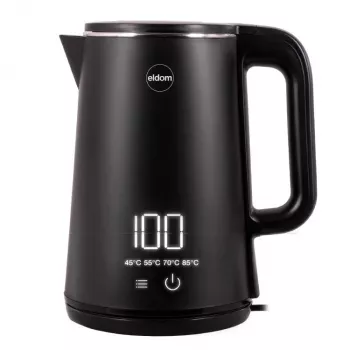 ELDOM C515C Kabelloser Wasserkocher 1,8 L 2000 W Schwarz