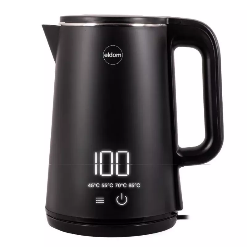 ELDOM C515C Kabelloser Wasserkocher 1,8 L 2000 W Schwarz