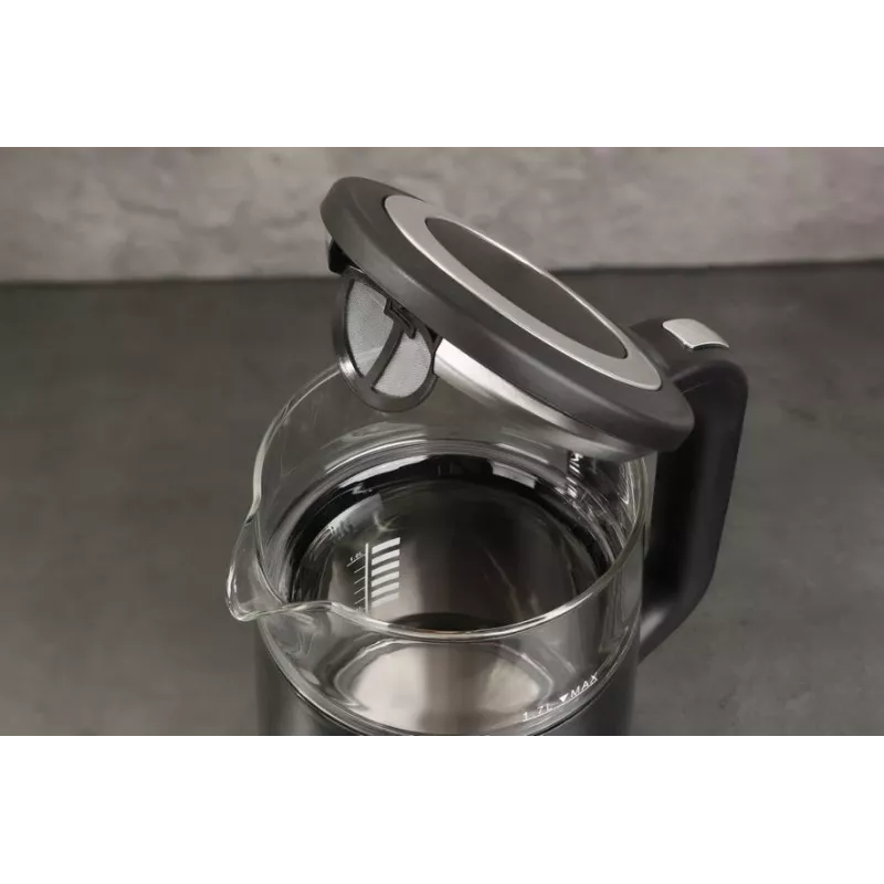Eldom C540 Wasserkocher 1,7L 2000W Edelstahl Silber/Schwarz