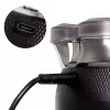 ELDOM Elektrischer Gesichts- und Kopfrasierer G60 Rotary 3-Kopf Nass & Trocken mit LED-Display, Pop-up-Trimmer, IPX7 wasserdicht, 60 Min. Laufzeit