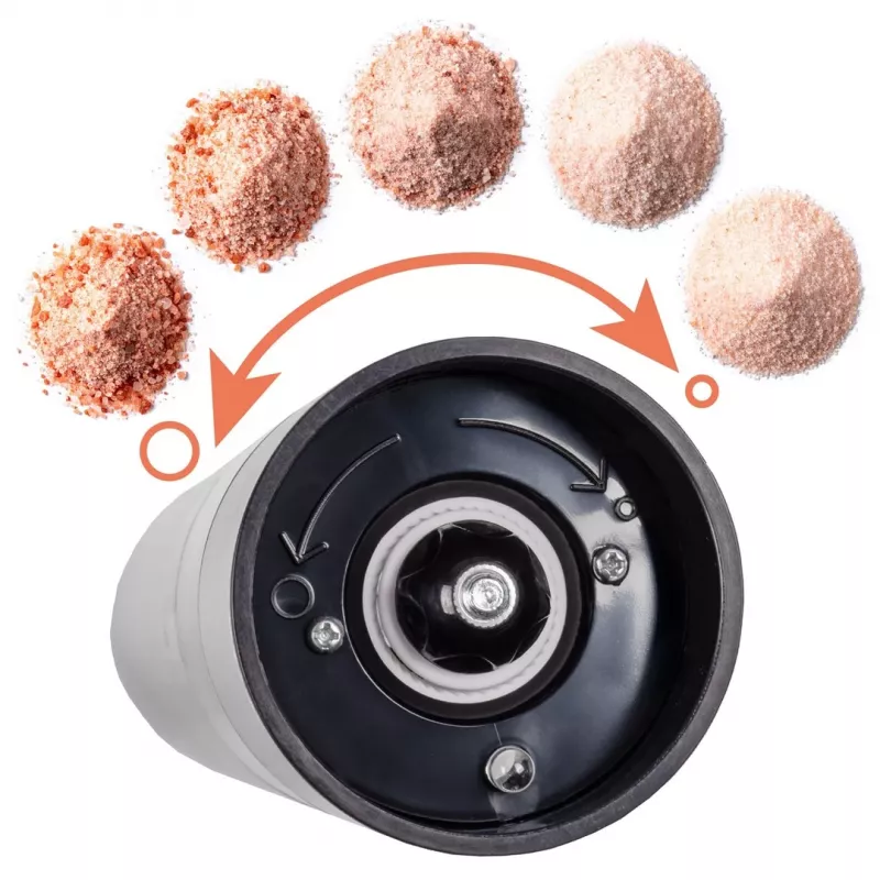 ELDOM Elektrische Mühle MP24 Grind Pfeffer, Salz - Silber