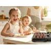 Eldom GK110 Kontaktgrill 2000 W Schwarz/Silber