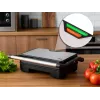 Eldom GK110 Kontaktgrill 2000 W Schwarz/Silber