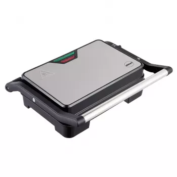 Eldom GK110 Kontaktgrill 2000 W Schwarz/Silber
