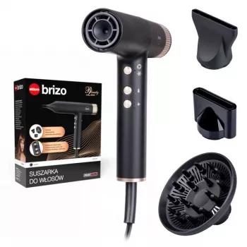 ELDOM HT270 BRIZO Haartrockner 2200W Ionic Super-Silent 3 Heizstufen Kaltstufe Auto-Reinigung Schwarz