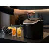 ELDOM KS230 Eiswürfelbereiter - 12 kg/24h, 2,2L Tank, 9 Würfel pro Zyklus, Silber/Schwarz