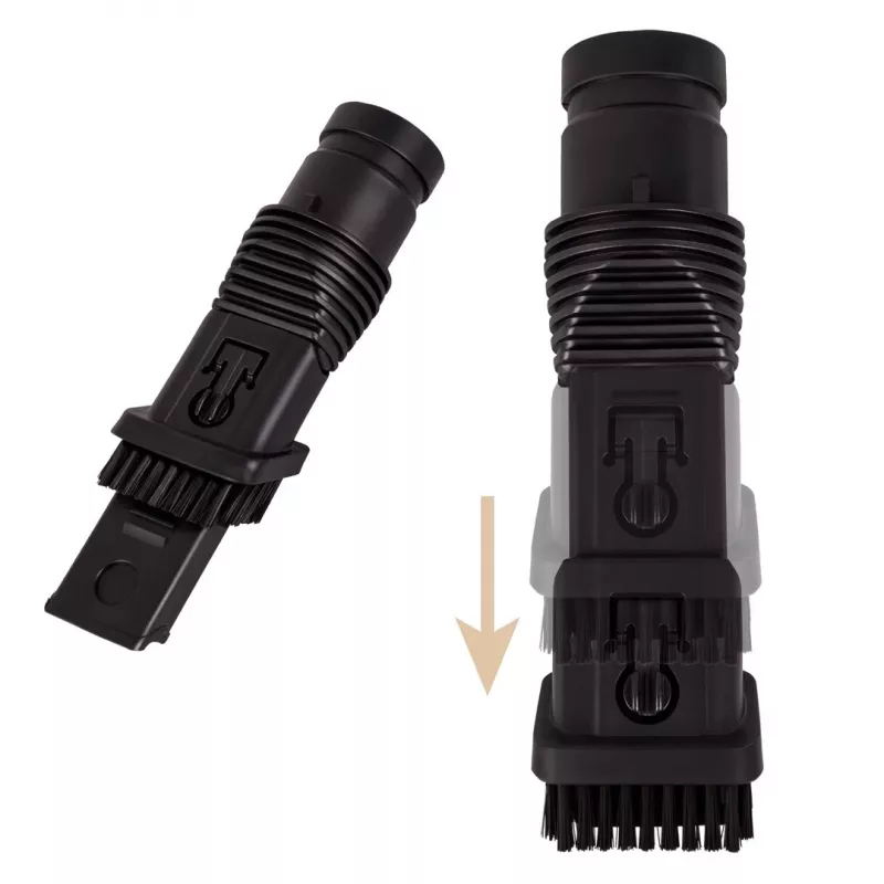 ELDOM OB210 Akku-Staubsauger 2-in-1 Stiel- und Handstaubsauger, 22,2 V Li-Ionen, 40 Min. Laufzeit, HEPA, LED-Bürste, Silber