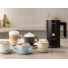 ELDOM SI560C Milchaufschäumer Schwarz - 500W Automatisches Heiß- & Kaltaufschäumen, 300ml Erwärmung, Edelstahl