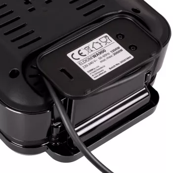 ELDOM WA900 Waffeleisen 1200W Schwarz