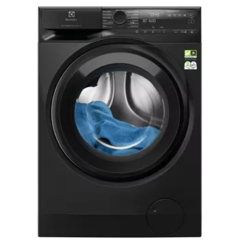 Electrolux EW8FG5602CDE Freistehende Frontlader-Waschmaschine mit UltraCare und Dampfprogramm, 10 kg, 1600 U/min, Schwarz