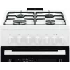 Electrolux LKK520032W Freistehender Herd mit Gaskochfeld und Elektrobackofen, 50 cm, Weiß