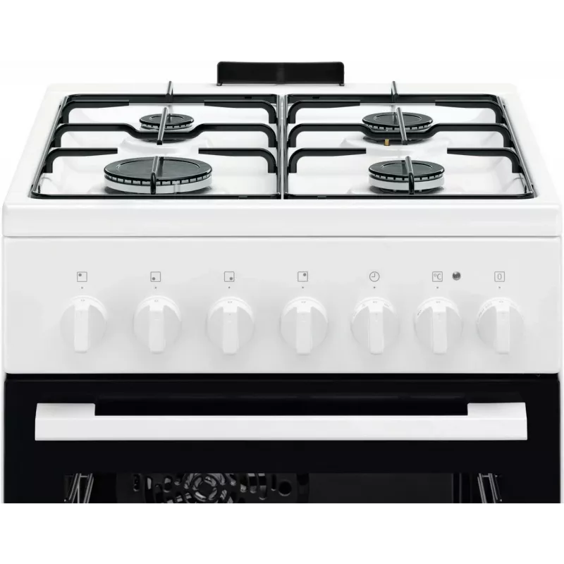 Electrolux LKK520032W Freistehender Herd mit Gaskochfeld und Elektrobackofen, 50 cm, Weiß