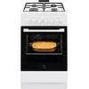 Electrolux LKK520032W Freistehender Herd mit Gaskochfeld und Elektrobackofen, 50 cm, Weiß
