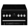 Electrolux LKR564275K freistehender Elektroherd mit Ceranfeld und Umluftbackofen, Schwarz