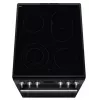 Electrolux LKR564275K freistehender Elektroherd mit Ceranfeld und Umluftbackofen, Schwarz