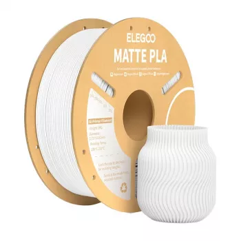 ELEGOO PLA Matte Filament Weiß 1,75 mm 1 kg