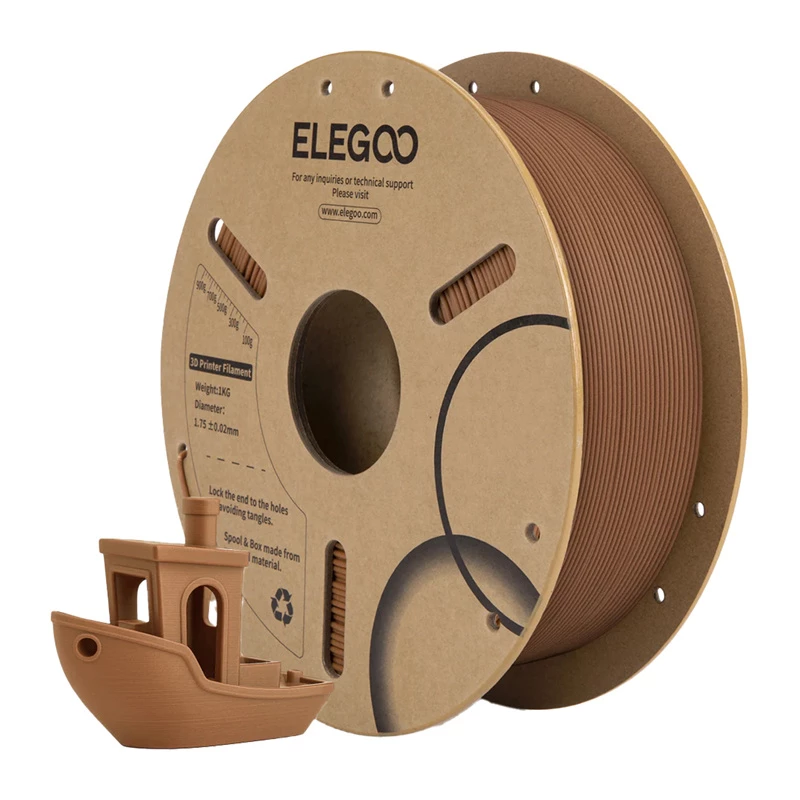 ELEGOO PLA Wood Filament (Indian Oak) 1,75 mm 1 kg