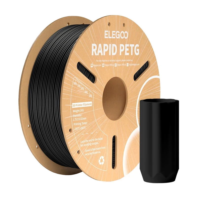 ELEGOO Rapid PETG Filament (Schwarz)
