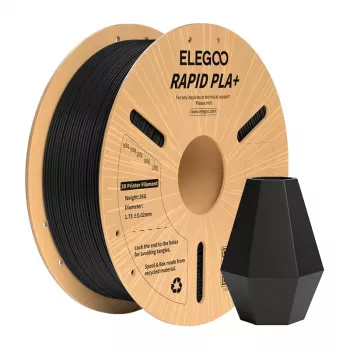 ELEGOO Rapid PLA+ Filament (Schwarz)
