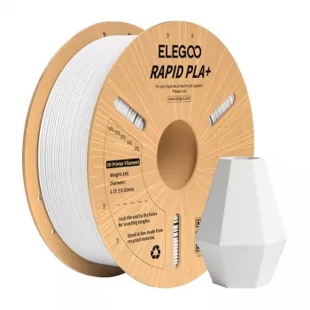 ELEGOO Rapid PLA+ Filament (Weiß) 1,75 mm 1 kg
