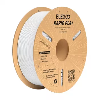 ELEGOO Rapid PLA+ Filament (Weiß) 1,75 mm 1 kg