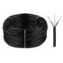 ELEKTROKABEL OMY 3x1.5 mm² 300/300V Flexibles PVC-Elektrokabel, Schwarz