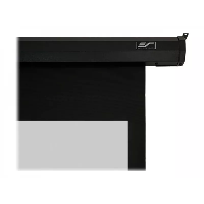 Elite Screens Spectrum Series Electric125H 125 inch Elektrische Motor-Leinwand mit MaxWhite FG Material, 16:9 Seitenverhältnis, weißes Gehäuse