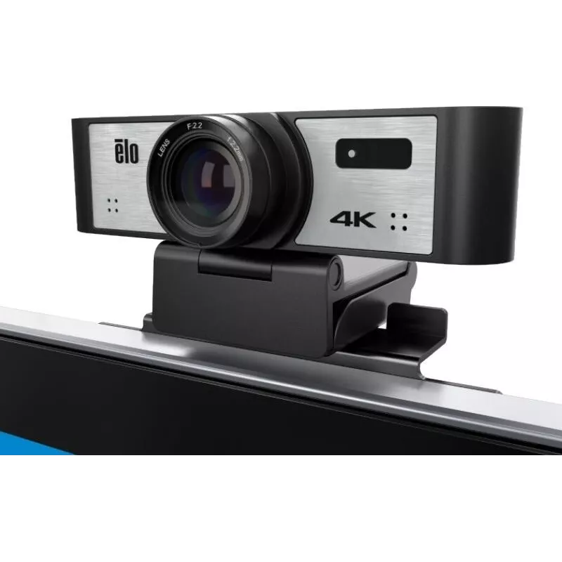 Elo 4K Konferenzkamera-Kit mit USB-C, Fernbedienung, 1,8 m Kabel, kompatibel mit Elo 03-Serie Touchscreens (E988153)