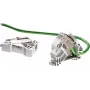 ELOTOUCH TE Connectivity AMP Netconn DIN-Hutschienen-Adapter, unbestückt, 1 Keystone-Slot, hellgrau 1711897-1
