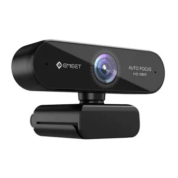 EMEET SmartCam Nova Webcam – 1080p Full HD, Dual Mic mit KI-Rauschunterdrückung, Privacy Shutter, USB