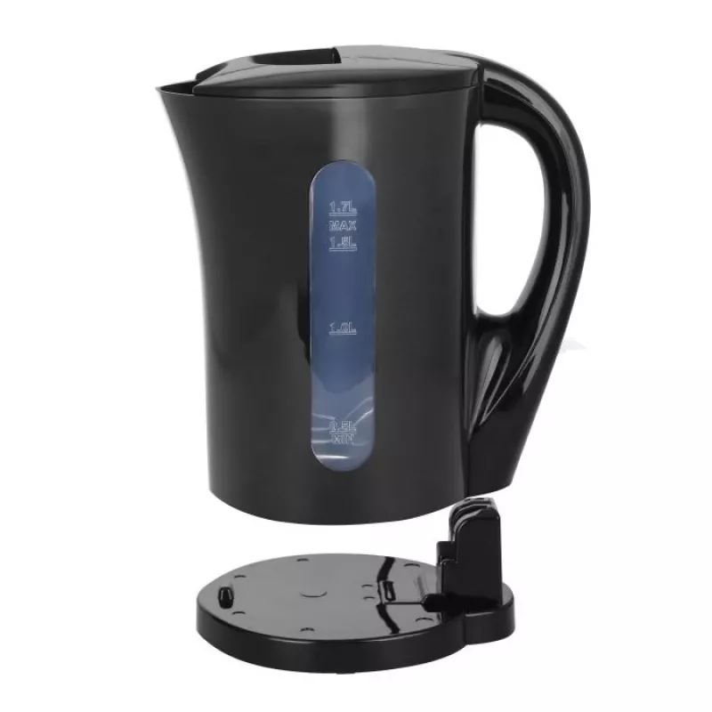 Emerio WK-123483 Wasserkocher 1,7 L Schwarz 2200 W Kabellos mit Wasserstandsanzeige