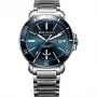 EMILE CHOURIET Herren Automatische Taucheruhr 42mm Edelstahl Schwarzes Zifferblatt 081169G6AW986