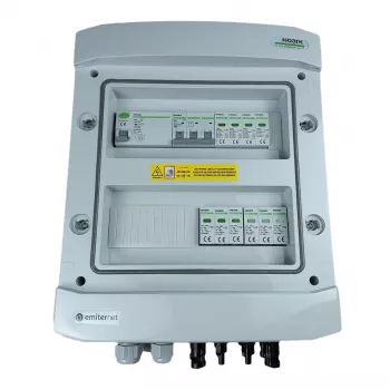 EMITER EM-1102N_DCAC PV DC/AC Schaltanlage Hermetisch IP65 mit Noark Überspannungsableitern und RCD