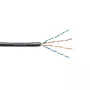 EMITER EmiterNet Outdoor UTP Cat5e Kabel PVC+PE Massivkupfer 4x2x0,5mm Schwarz