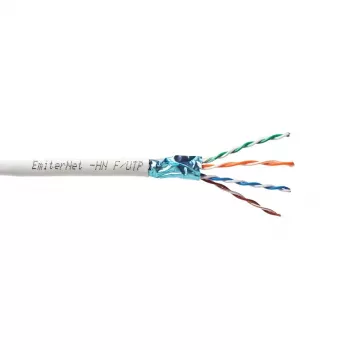 EMITER Emitter Net FTP (F/UTP) Cat.5e 350MHz Kabel, 4x2x24 AWG Leiter, PVC