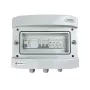 EMITER Schaltanlage angeschlossen AC Hermetic IP65 EMITTER mit Überspannungsableiter AC Noark Typ 1+2, 40A 3-Phasen, RCD Typ A 63A/300mA
