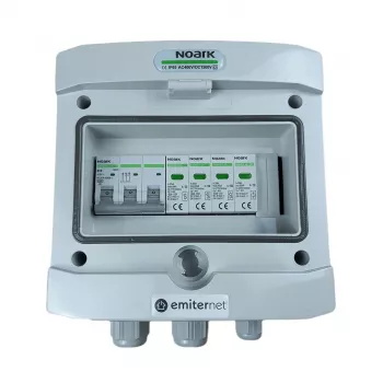 EMITER Schaltanlagen-Anbau AC Hermetic IP65 Überspannungsableiter Emitter Noark Typ 2, 10A 3-Polig