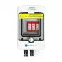 EMITER Schaltanlage DC hermetisch IP65 EMITTER mit DC-Überspannungsableiter Dehn 1000V Typ 2, 1x PV-String, 1x MPPT