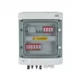 EMITER Schaltanlage DC/AC hermetisch IP65 EMITTER mit DC-Überspannungsableiter Dehn 1000V Typ 2, 2 x PV-String, 2 x MPPT // og. AC Dehn Typ 2, 10A 3-Phasen, RCD Typ A 40A/300mA