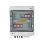 EMITER Schaltanlage angeschlossen DCAC Hermetic IP65 EMITTER mit DC-Überspannungsableiter Dehn 1000V Typ 2, 2 x PV-String, 2 x MPPT // og. AC Dehn Typ 2, 16A 3-Phasen