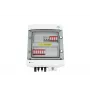 EMITER Switchgear Attached DCAC Hermetic IP65 EMITTER mit DC-Überspannungsableiter Dehn 1000V Typ 2, 2 x PV-String, 2 x MPPT // og. AC Dehn Typ 2, 20A 3-Phasen