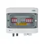 EMITER Switchgear Attached DCAC Hermetic IP65 EMITTER mit Dehn 1000V Typ 2 DC-Überspannungsableiter, 1 x PV-String, 1 x MPPT // og. AC Dehn Typ 2, 25A 3-Phasen