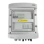 EMITER Switchgear Attached DCAC Hermetic IP65 mit Noark 1000V Typ 2 DC-Überspannungsableiter, 2 x PV-String, 2 x MPPT // AC Noark Typ 2, 10A 3-Phasen