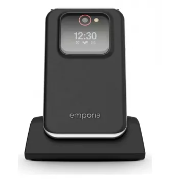 Emporia emporiaJOY V228 Klapphandy, 4G LTE, große Tasten, 2,8 Zoll TFT-Display, Schwarz
