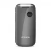 Emporia ONE V200i Klapphandy, 2,31-Zoll-Display, Dual-SIM, SOS-Taste, Space Grey/Silber