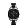 Emporio Armani AR5952 Herren-Chronograph-Quarzuhr 43 mm schwarzes Silikon