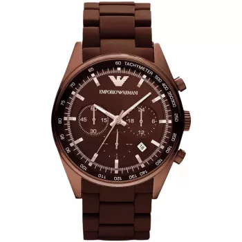 Emporio Armani AR5982 Herren-Chronograph Edelstahluhr 43mm